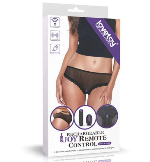 Вибротрусики с дистанционным пультом управления Joy Remote Control sexstyle