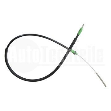 Трос стояночного тормоза левый Renault Kangoo 97-07 (1415/1075), AutoTechteile, 504 0400, K15617