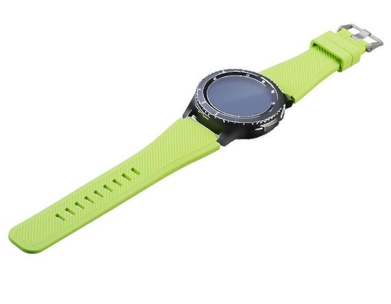 Силиконовый ремешок для часов Samsung Galaxy Watch 46 mm SM-R800 - Light Green