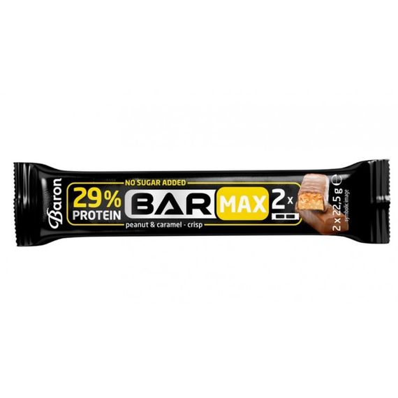 Батончик Baron BarMax Protein Bar 45 g, Peanut caramel crisp