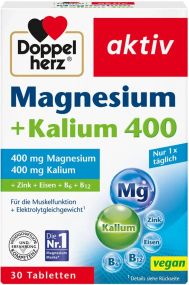 Комплекс Доппельгерц Магний + Калий Doppelherz Magnesium + Kalium для укрепления сердечно-сосудистой системы