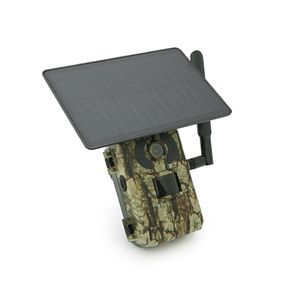 4G Фотопастка F-804 4MP-фото/4МР-відео 120 кут .слот SD карта. Батарея 7800мА сонячна панель APP-UBOX