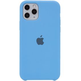 Чохол Silicone Case (AA) для Apple iPhone 11 Pro Max (6.5") Блакитний/Cornflower
