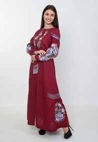 Платье  вышиванка взрослое в пол
