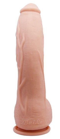 Фалоімітатор на присосці Baile Beautiful JACK 10,2 " Flesh, BW - 008039NR Sex Aura | Зображення 6