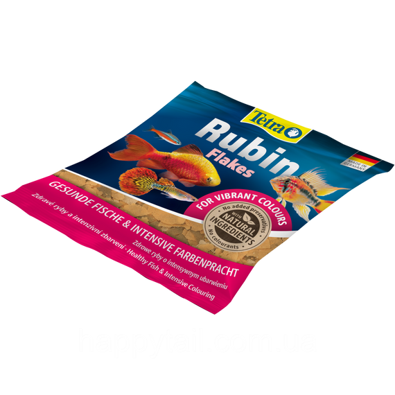Корм Tetra Rubin Flakes 12 г — Пластівці для підсилення забарвлення акваріумних риб | Зображення 3