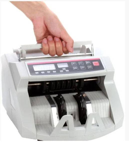 Рахункова машинка для грошей + Детектор валют Bill Counter 2108 UV · Лічильник купюр · Машинка для перерахунку грошей з детектором | Зображення 1