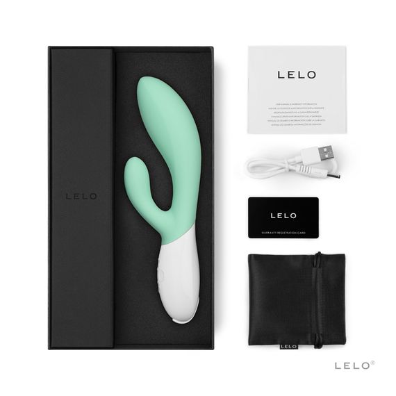 Вібратор-кролик LELO Ina 3 Seaweed, 10 режимів вібрації, потужний мотор | Зображення 1