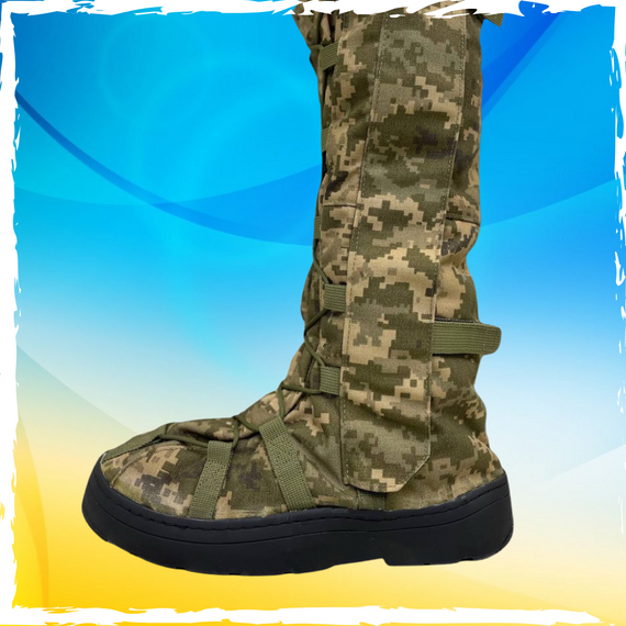 Зимові водонепроникні бахіли. Тактичні бахіли для військових. Бахили ЗСУ. 41-46 | Зображення 2