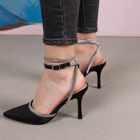 Женские босоножки Fashion Catherin 3974 40 размер 255 см Черный | Зображення 3