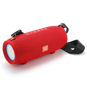 Портативная Bluetooth колонка TG534 SD IPX5 с ремешком. Цвет: красный