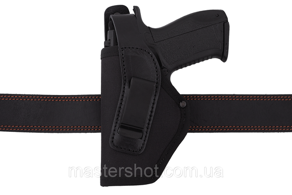 Кобура для ЛІВШІ для Форт-17 поясна  прихованого внутрішньобрючного носіння на скобі oxford 600d/ шкіра чорна 0017551 MS | Зображення 2