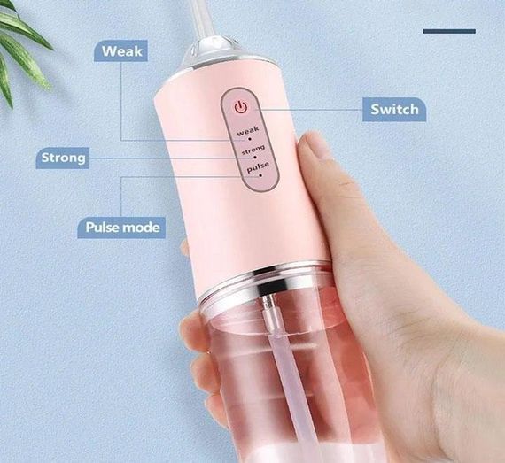 Портативний іригатор для ротової порожнини ORAL IRRIGATOR з насадками ∙ Електричний іригатор – флосер для зубів ∙ USB зарядка | Зображення 3