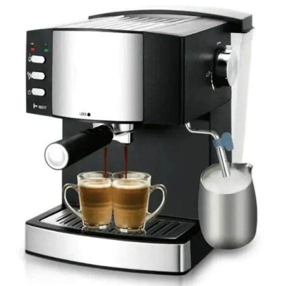 Рожкова кавомашина з потужністю 850 Вт та тиском 15 бар, Domotec MS-113 (47533-MS-113_2282) | Зображення 2