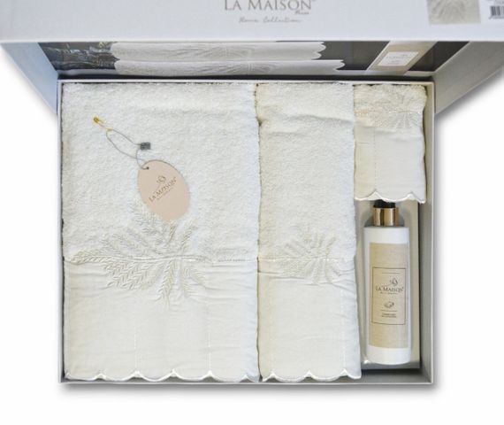 Подарочный набор полотенец La Maison, 3 шт. с ароматом Meor | Зображення 5