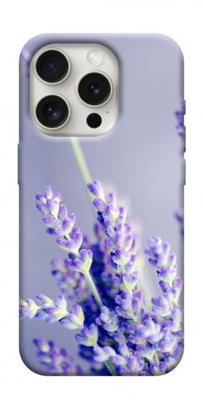 Чохол з картинкою Лаванда для Apple iPhone 16 Pro (6.3")