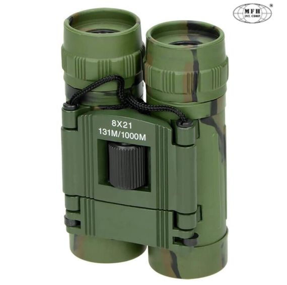Бінокль складаний MFH 8x21 Woodland | Зображення 2