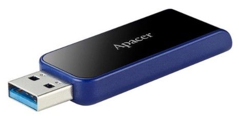 Flash Drive Apacer AH356 64GB USB 3.2 (AP64GAH356B-1) Black | Зображення 2