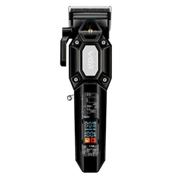 Машинка для стрижки (clipper) VGR V-600, 6 насадок, LED display, Black | Зображення 2