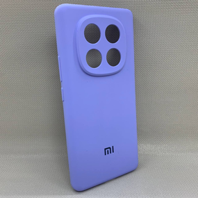 Чохол з логотипом для Xiaomi Redmi Note 14 Pro 4G | Протиударний | Soft Touch | Бузковий