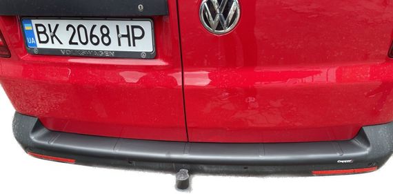 Накладка на задній бампер EuroCap (ABS) для Volkswagen T5 Multivan 2003-2010рр | Зображення 1