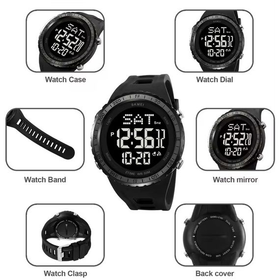 Годинник наручний чоловічий SKMEI 2192GNWT | Зображення 2