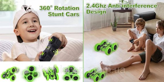Машинка перевертыш на радиоуправлении stunt car exciter | Зображення 8