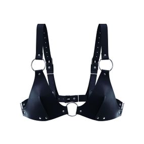 Лиф из натуральной кожи Feral Feelings - Bikini Top Black