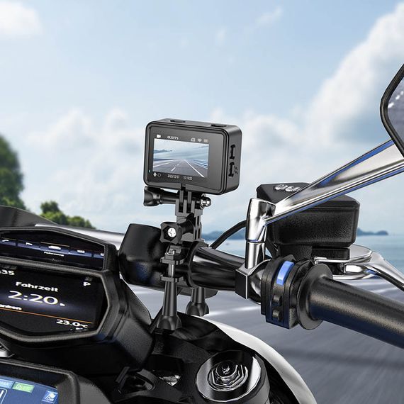 Екшн-камера Hoco DV101 Dual color screen Sports Black | Зображення 7