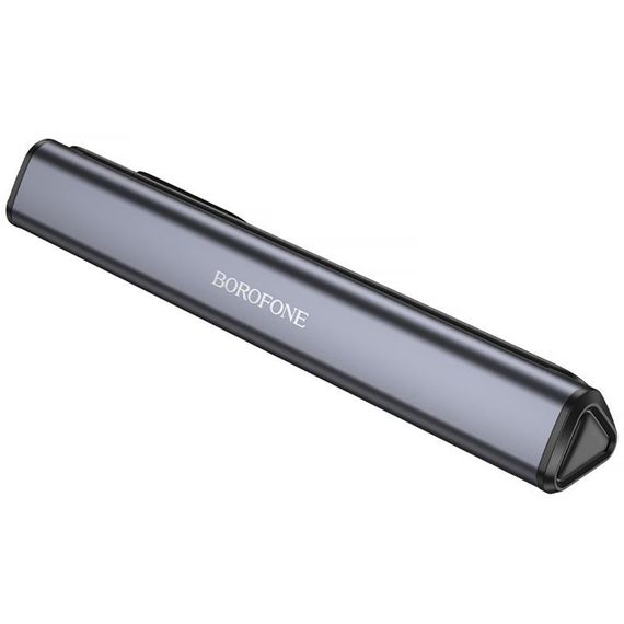 Автовізитка Borofone FC3 Ronny Black / Metal gray | Зображення 2