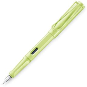 Перьевая ручка Lamy Safari Spring Green Светло-зелёная, тонкое (F)