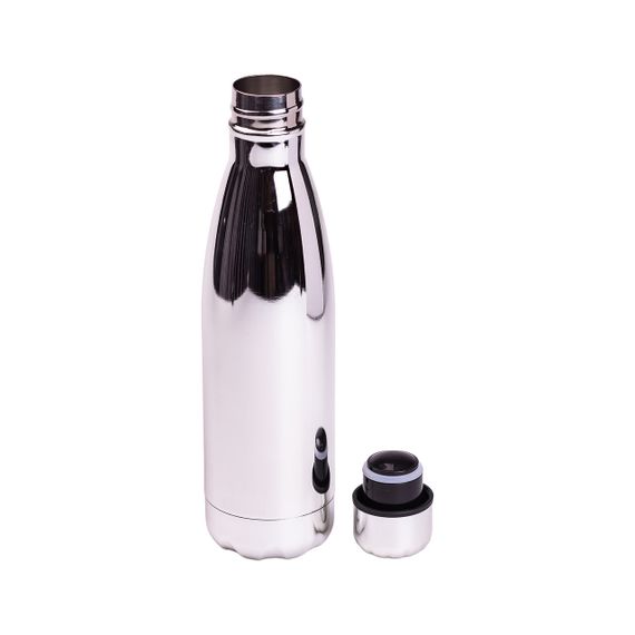 Термобутылка из нержавеющей стали 500 мл металлик HP-14-2G | Зображення 1