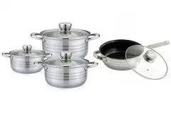 Набір кухонного посуду з нержавіючої сталі на 12 предметів Rainberg RB-601 | Зображення 2