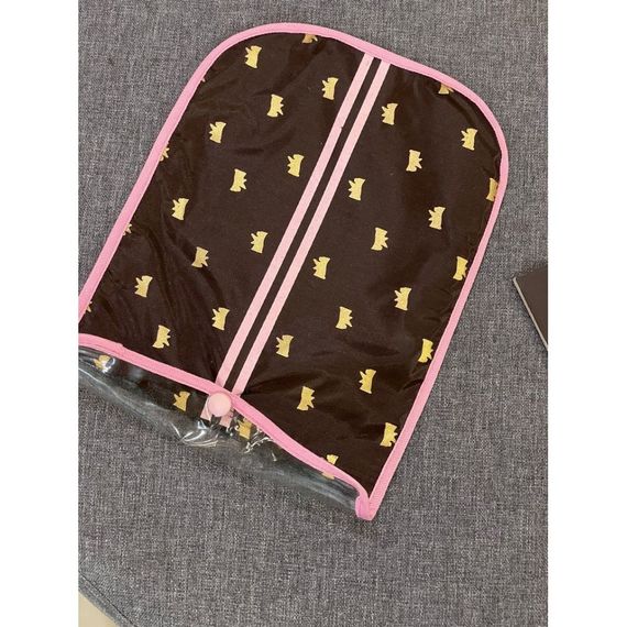 Комплект чехол для хранения одежды собак с плечиком  Juicy Couture на змейке, коричневый | Зображення 2