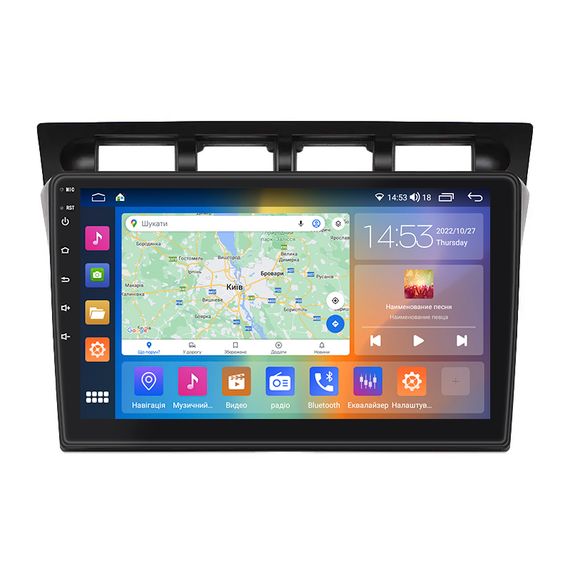 Штатна магнітола Lesko для Kia Picanto I 2004-2007 екран 9" 2/32Gb CarPlay 4G Wi-Fi GPS Prime Киа Пиканто