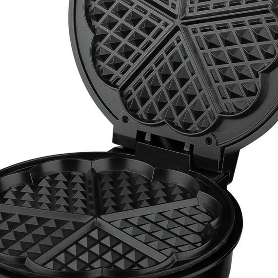 Вафельниця Hoffmans HM-3024 1000W • Електрична вафельниця з антипригарним покриттям і швидким нагріванням | Зображення 4