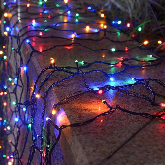 Світлодіодна гірлянда 100 Led 10м 8 режимів різнокольорова 220V CW-G-100L10VMC ColorWay | Зображення 6