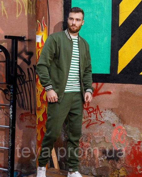 Спортивний костюм колір хакі розмір XXL FI_004612 | Зображення 1