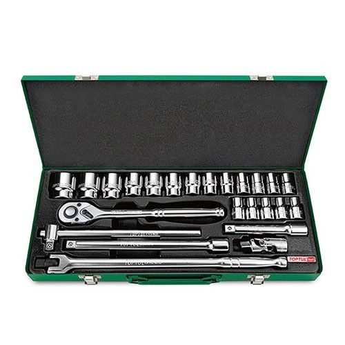 Набір інструменту головки з тріскачкою TOPTUL 1/2" 24ед. (6-гр.) GCAD2401 | Зображення 1