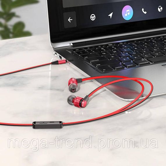 Навушники HOCO Platinum sound universal earphone with mic M85 | Зображення 4