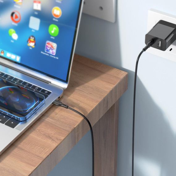 Кабель BOROFONE BX51 Triumph 60W charging data cable Type-C to Type-C Black | Зображення 4