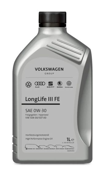 Моторна олива Оригінал VAG Longlife III VW 0w30 1л