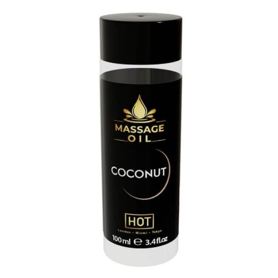 Массажное масло HOT Massage Oil Vanilla с ароматом ванили, 100 мл Sex Aura