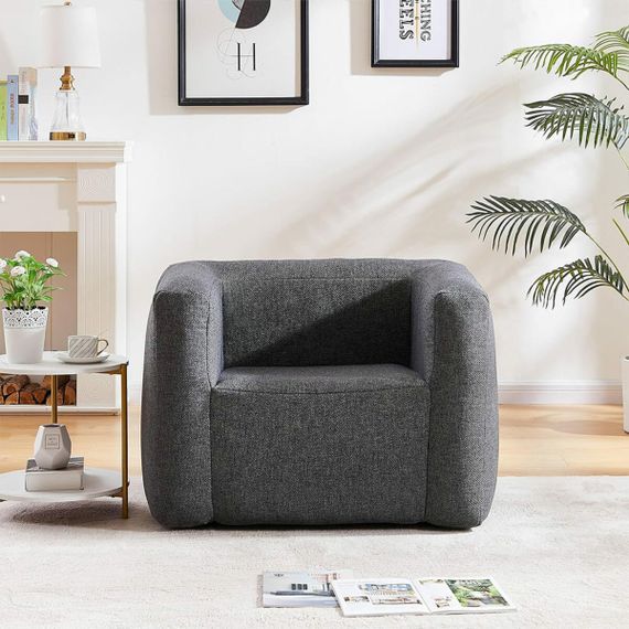 Надувне крісло сіре SW-00002292 | Зображення 7