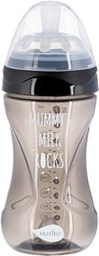 Детская Антиколиковая бутылочка Nuvita NV6032 Mimic Cool 250мл черная (NV6032BLACK)