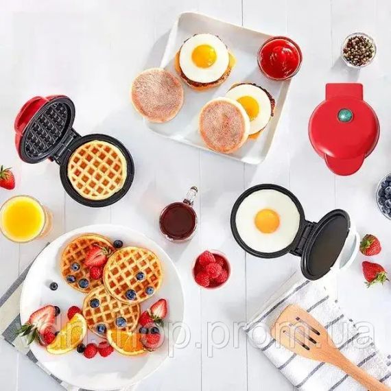 Електрична міні вафельниця з антипригарним покриттям Kucall XL-287 | Зображення 5