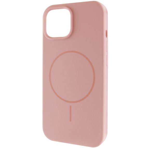 Чохол Silk Full Protective (AA) NO LOGO with Magnetic Fit для Apple iPhone 14 (6.1") Рожевий / Pink Sand
