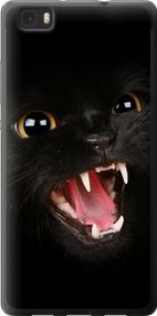 Чехол на Huawei Ascend P8 Lite Чёрная кошка "932u-126-17620"