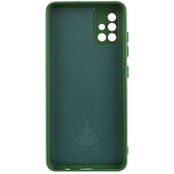 Чехол Silicone Cover Lakshmi Full Camera (A) для Samsung Galaxy A51 Full camera, Зеленый / Dark Green | Зображення 1