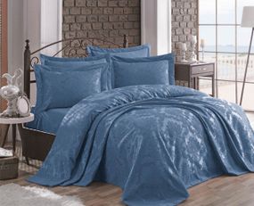 Покривало Gardines  240х260 см  Ezgi синє